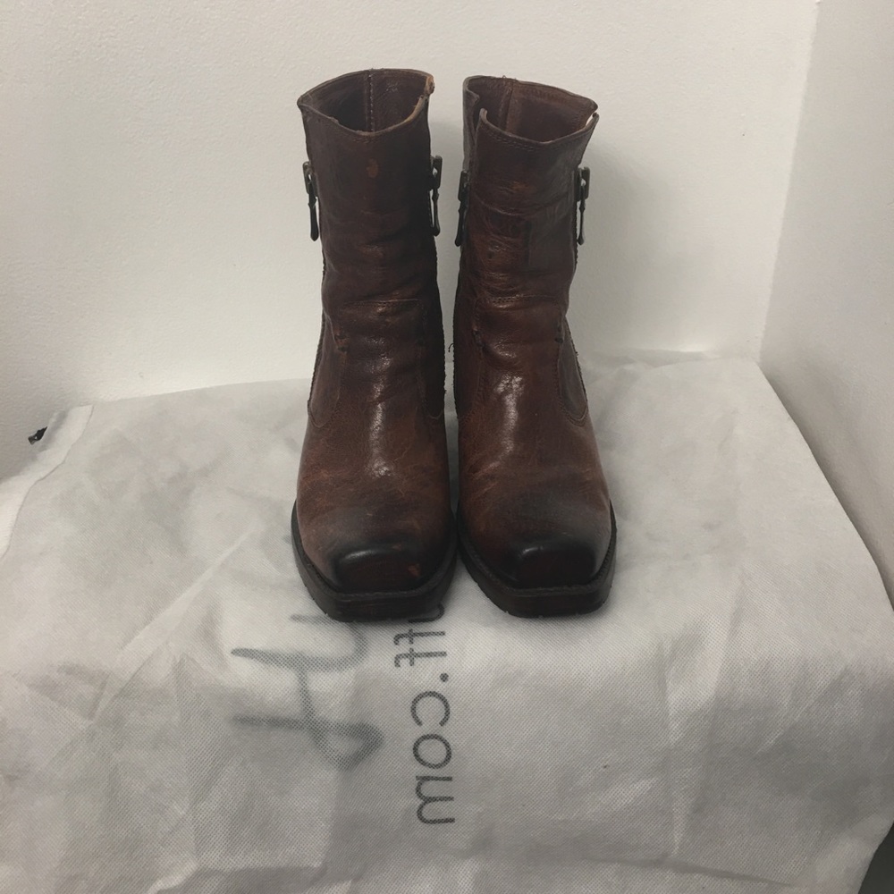 Frye Calvary Heel Boots